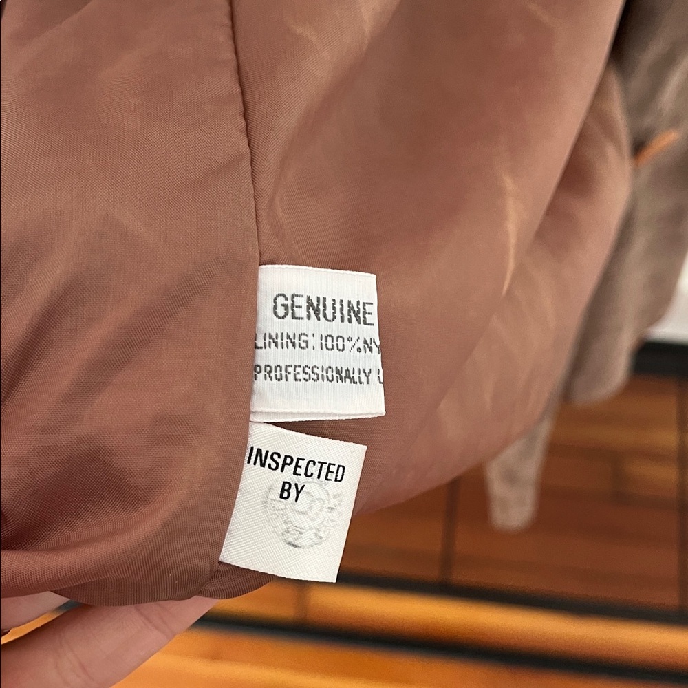 Vintage Brown Suede Men's Coat Laurice Brand - Picture 9 of 10